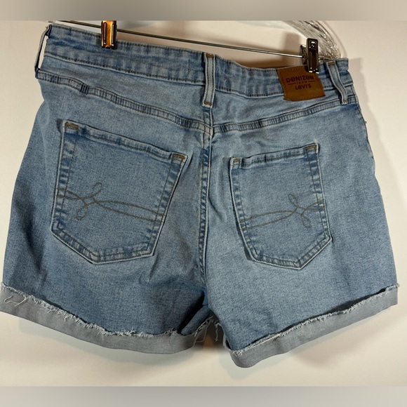 Denizen from Levi's Light Blue Denim Mid-Rise Shorts Women's Size 10  W30 - Picture 5 of 11